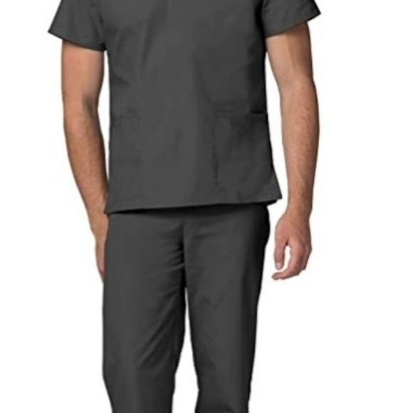 Marc Stevens Unisex Scrub Set CU701 V-Neck Scrub T - Picture 2 of 5